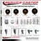 Service Caster 3 Inch High Temp Phenolic 34 Inch Threaded Stem Caster with Brake SCC-TS20S314-PHSHT-TLB-34212 - alternate 2